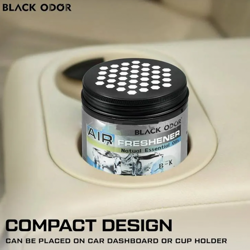 Black Odor Gel Car Air Freshener
