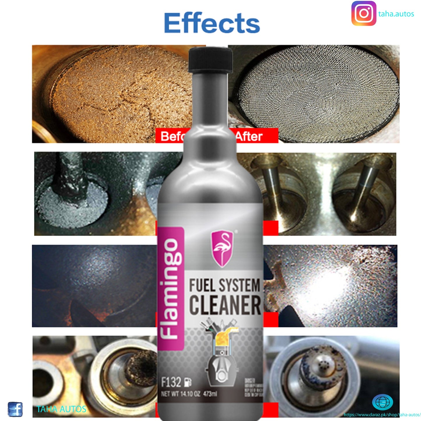 Flamingo FUEL SYSTEM CLEANER (473ML)