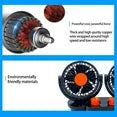 Dual Head 12V/USB Car Fan- Adjustable 360°