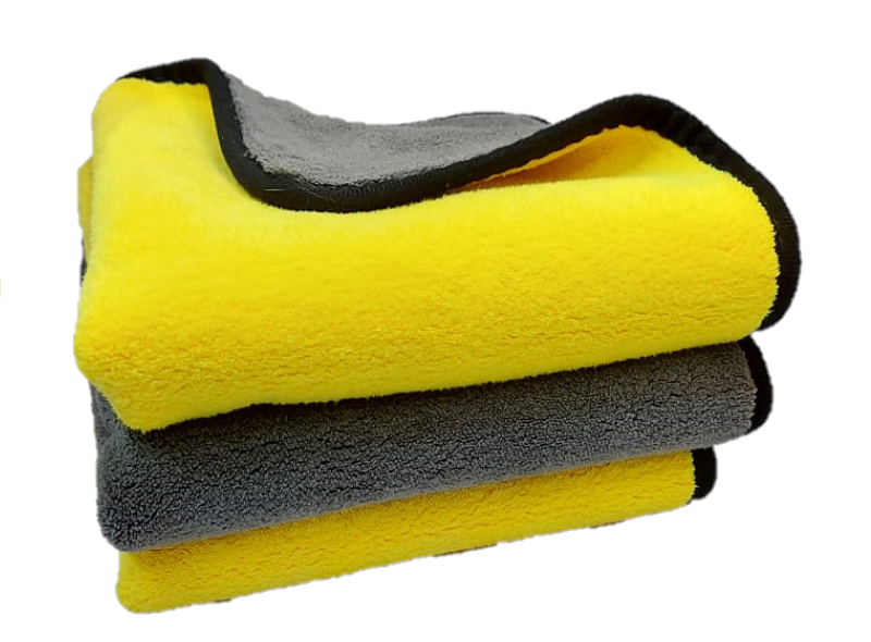 MAXIMA PREMIUM MICROFIBER TOWELS BUNDLE OF 3 - 40CM X 40CM - 800GSM - TOP QUALITY