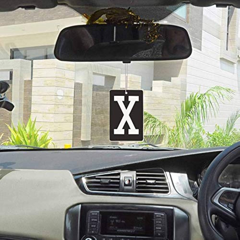 Car Hanging X Perfume Card Air Freshener - (PACK OF 4)