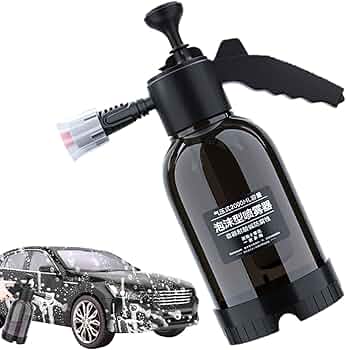 Multipurpose Pressure Water Spray Bottle in Black (2L)