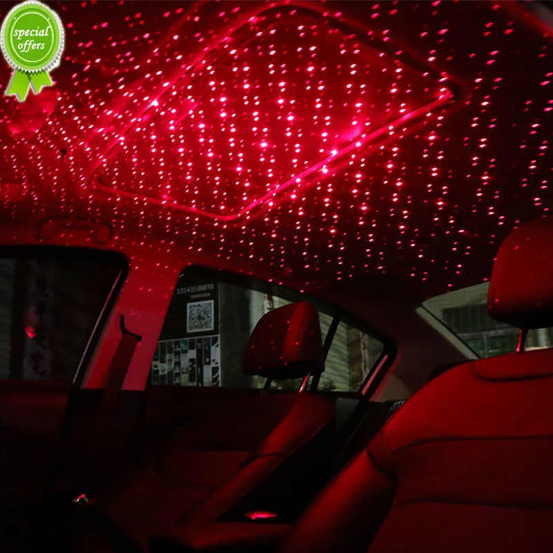 Car Roof Star Atmosphere Light, Romantic LED Star Night Light