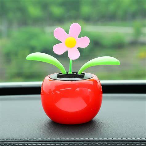 Solar Dancing Flower Flip Flap for Car/Home Decore