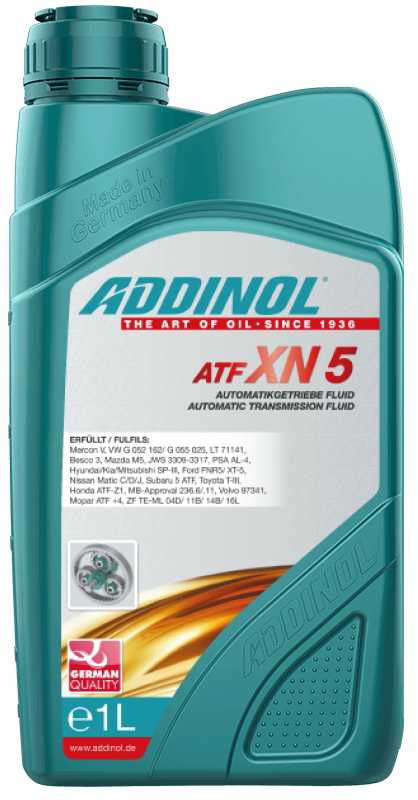 ADDINOL ATF XN 5 TRANSMISSION FLUID 1Liter (MADE IN GERMANY)