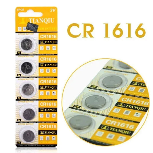 5PCS TIANQIU CR Cell Button Coin Battery Watch 3V