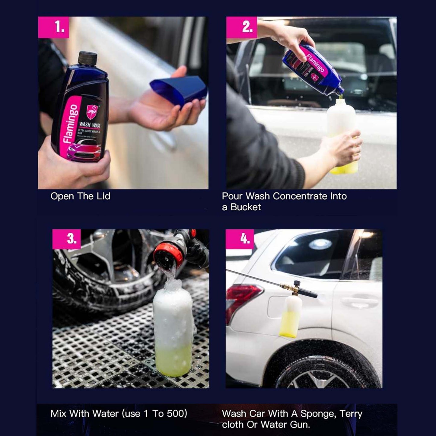 Flamingo CAR WASH WAX