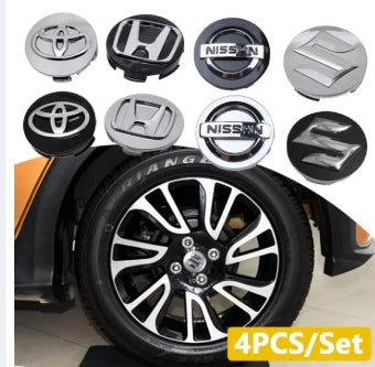 Car Wheel Center Cap - 4 Pcs
