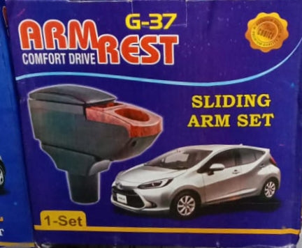 Universal Arm Rest Console With Cup Holder