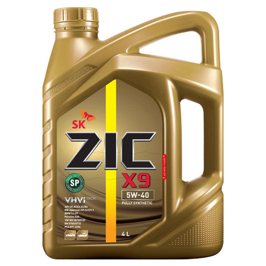 ZIC X9 5W-40 SN/CF - 4 Litre