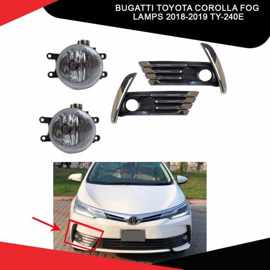 Bugatti/Ponyan Toyota Corolla Fog Lamps 2018-2019 Ty-240e