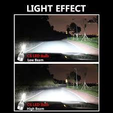 C6 Headlight LED Bulbs with Exhaust Fan (Car/Bike)