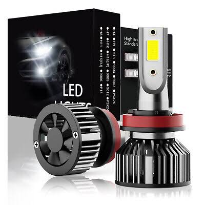 LED Headlight Bulbs-Waterproof Conversion-Kit Pack of 2