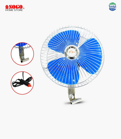Sogo Car Fan 6" inches (12Volt)