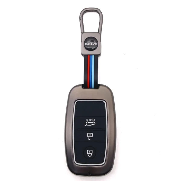 KIA Sportage Metal Key Shell Case Cover 3 Buttons 2019-2024