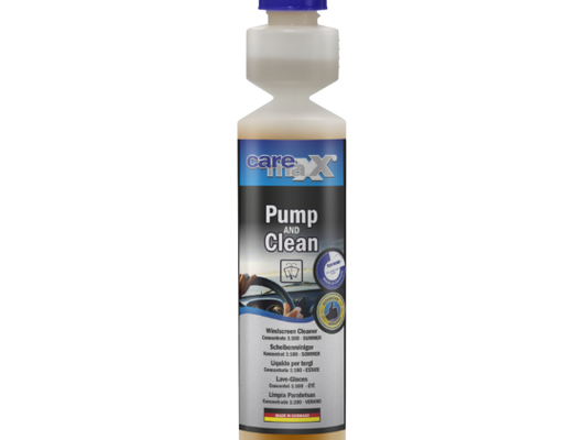 BLUE CHEM Pump & Clean Windscreen Cleaner (250ML)-Germany
