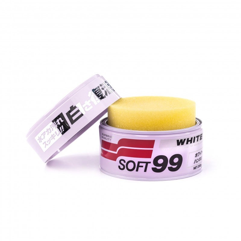 White Soft99 Wax soft car wax, (350 g)