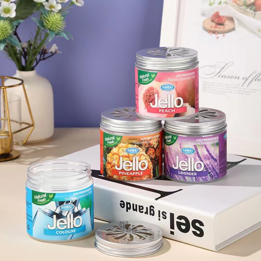 JELLO CAR AIR FRESHNER | MULTIPLE SCENTS |220 g| LONG LASTING |HIGH QUALITY.