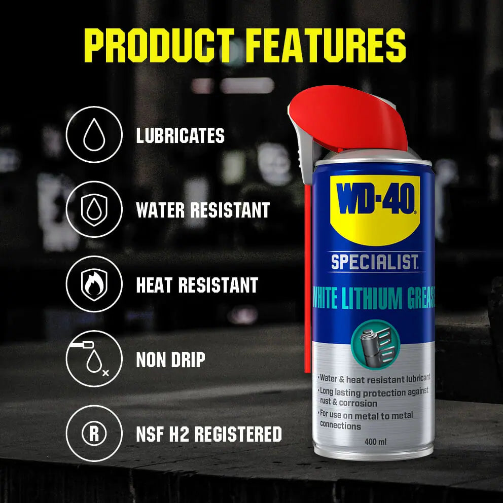 WD-40 Specialist White Lithium Grease(400ml)