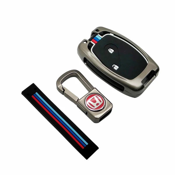 Honda Civic Metal Key Shell Case Cover With 2 Buttons 2006 - 2011