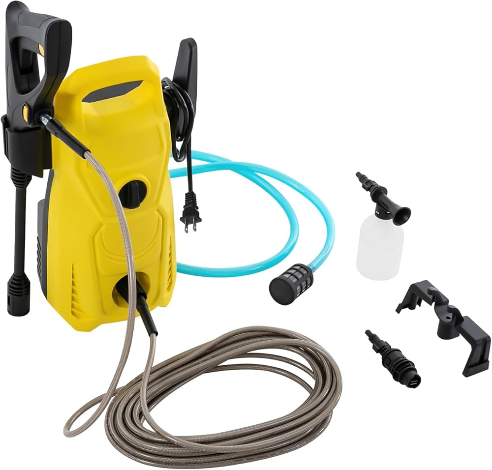 PIONEER P2 PREMIUM 110BAR HIGH PRESSURE WASHER WITH FOAM LANCE - 1600WATTS - 100% COPPER WINDING