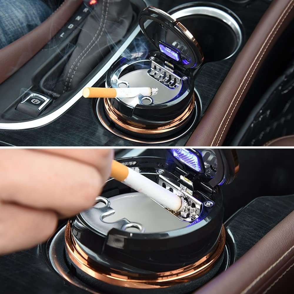 Car Ashtray with LED Light