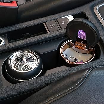 Car Ashtray with LED Light