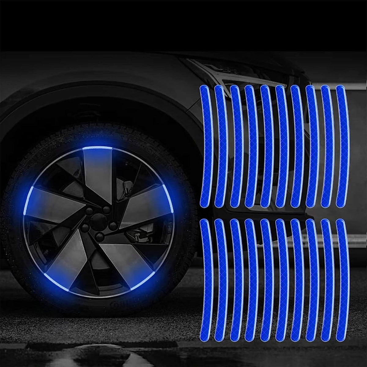 Rim Reflecting Stickers-20 Pcs