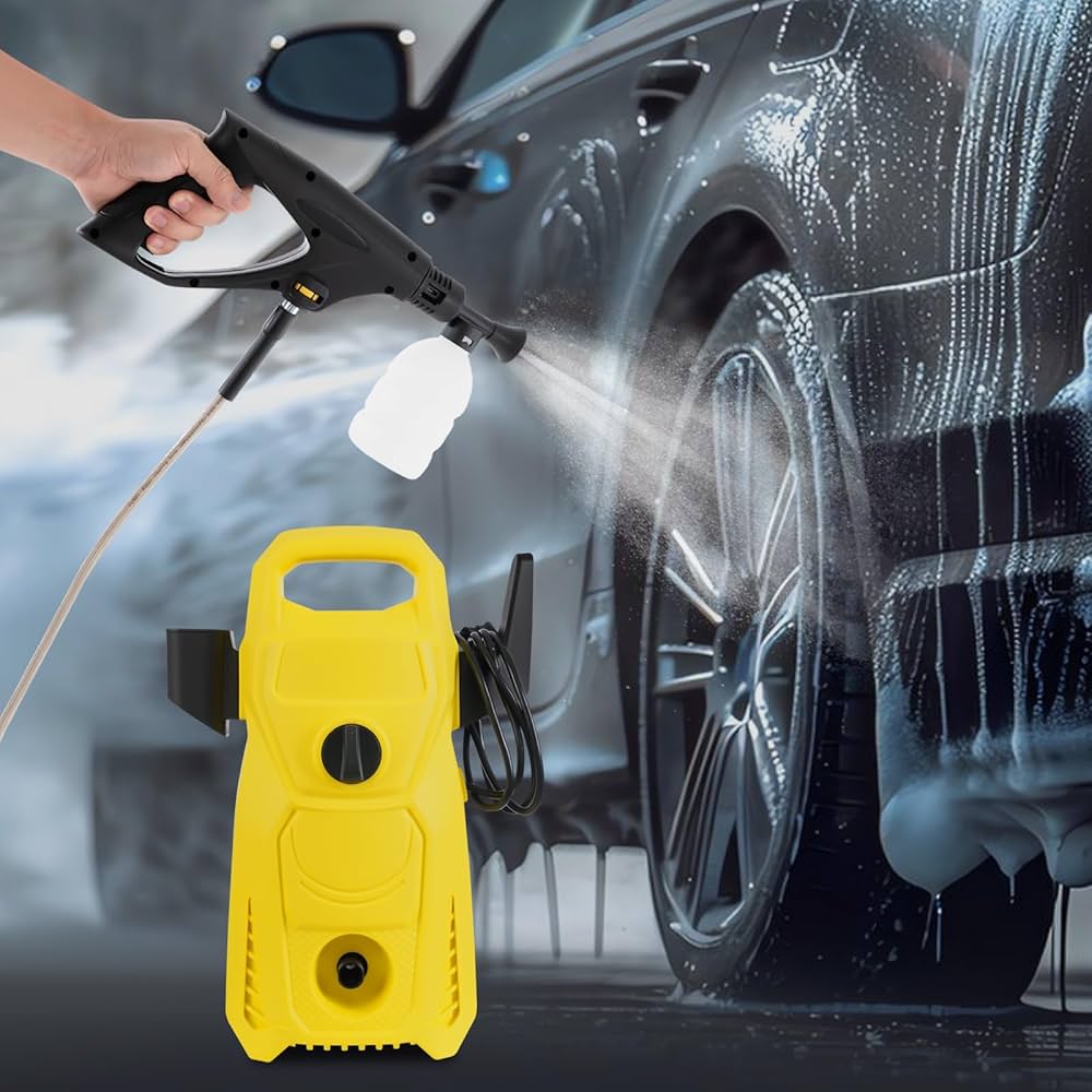 PIONEER P2 PREMIUM 110BAR HIGH PRESSURE WASHER WITH FOAM LANCE - 1600WATTS - 100% COPPER WINDING