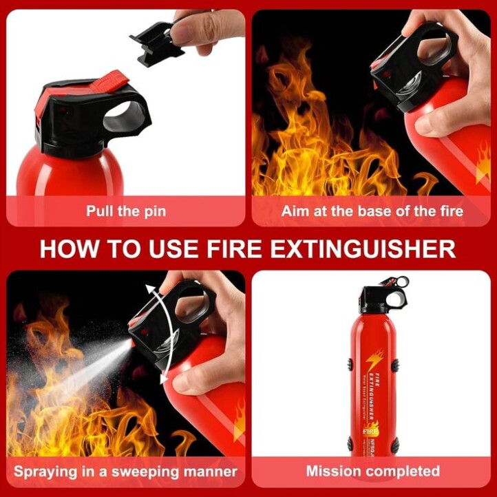 Portable Fire Extinguisher Spray