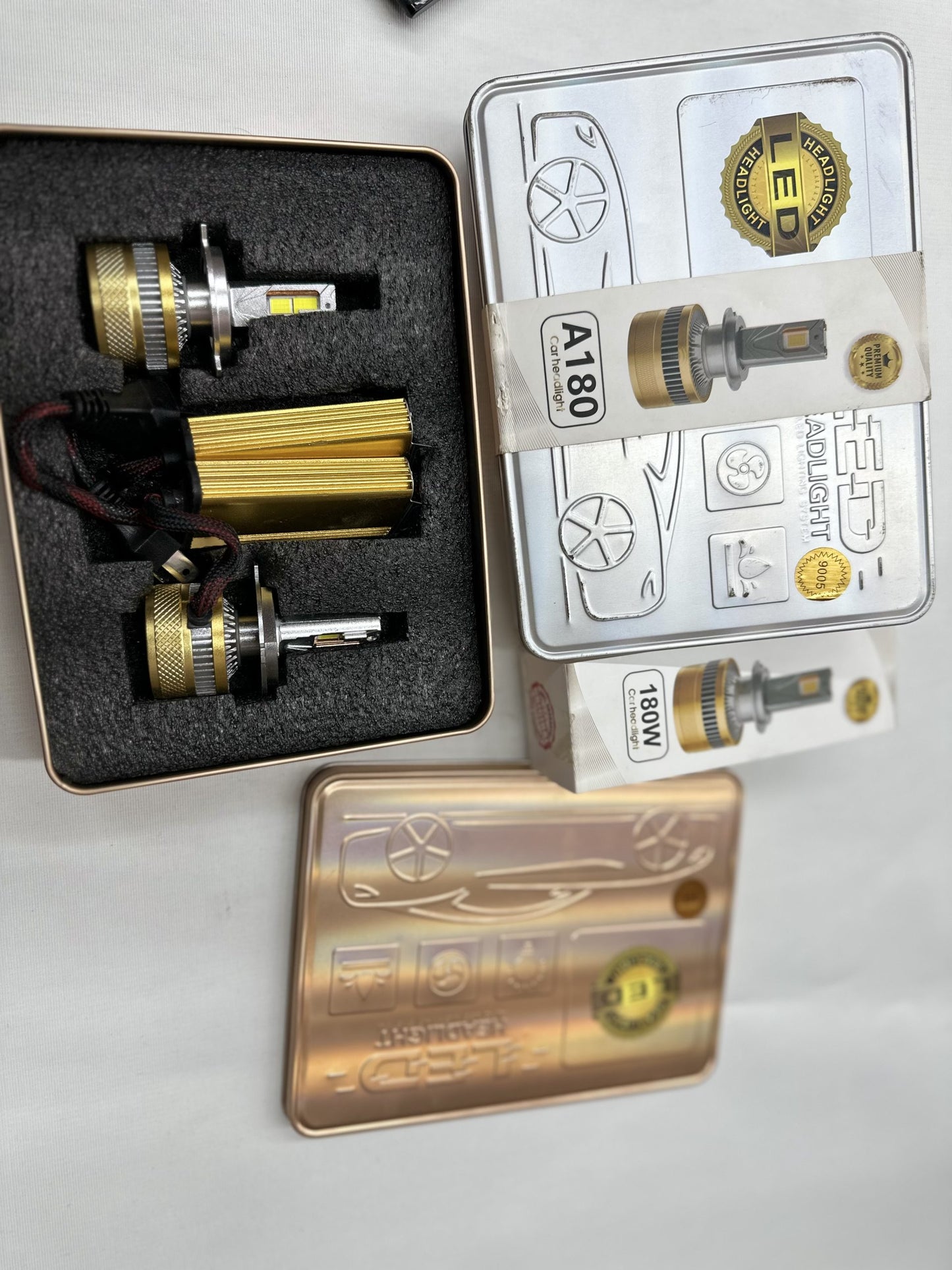 ZECO  LED Headlight – 4 Copper 6000W Power Beam