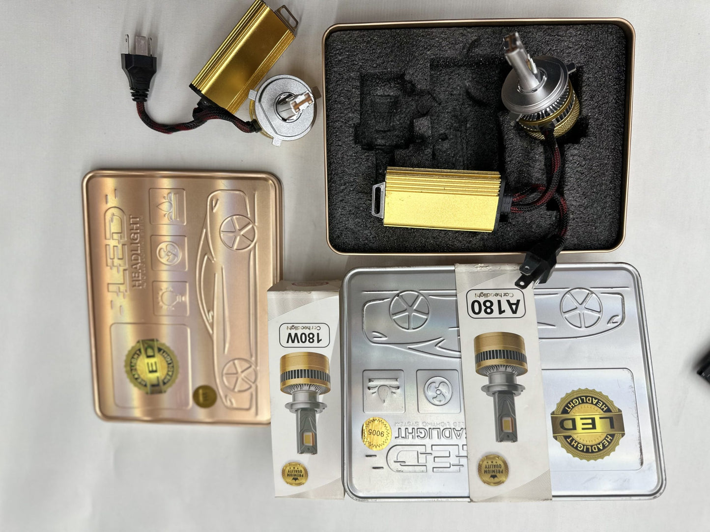 ZECO  LED Headlight – 4 Copper 6000W Power Beam