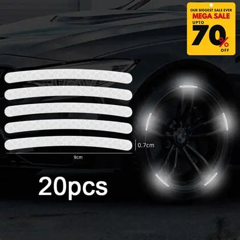 Rim Reflecting Stickers-20 Pcs