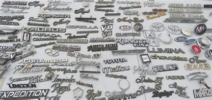 Custom 3D Metal ABS Plastic Chrome Logo / Letter