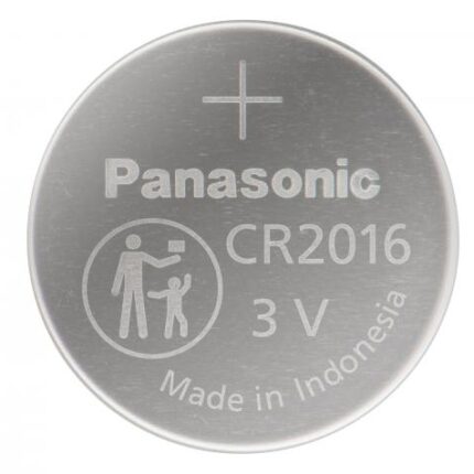 5Pcs  Panasonic CR2016 3V Lithium Coin Cell Batteries