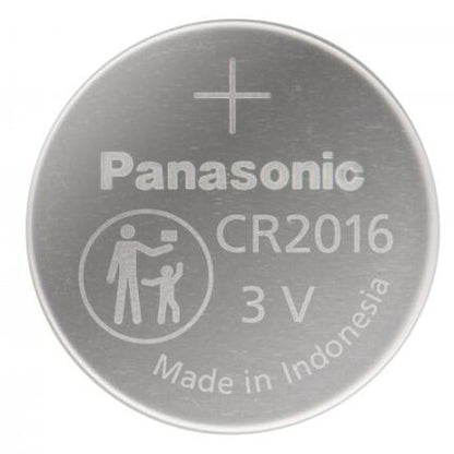 5Pcs  Panasonic CR2016 3V Lithium Coin Cell Batteries