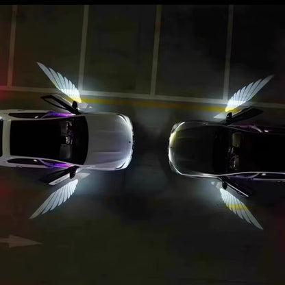 Angel wings welcome light For Car / Bike -2 Pcs