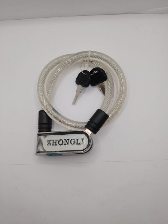 ZHONGLI Heavy Duty Wire lock for Bikes and bicycles