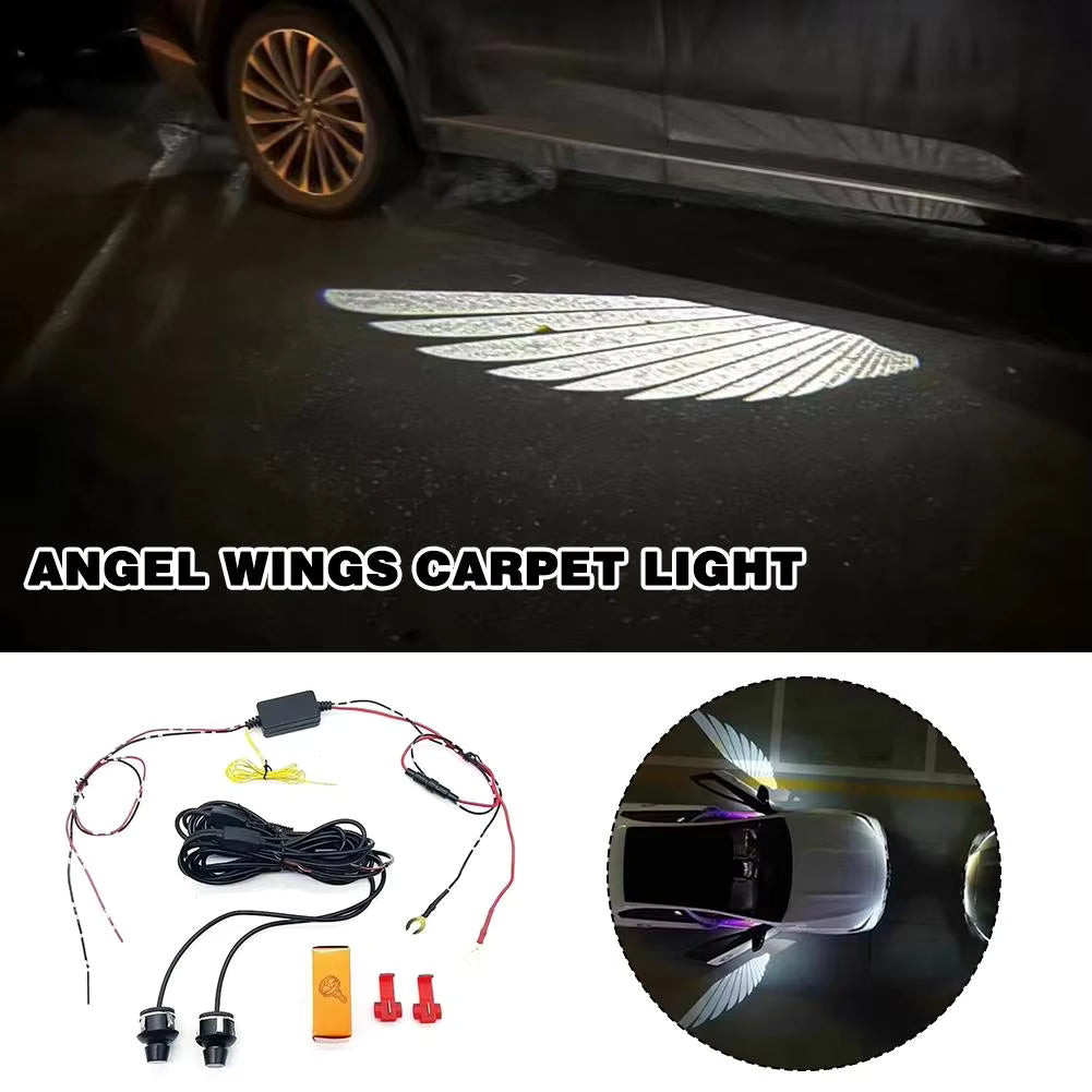 Angel wings welcome light For Car / Bike -2 Pcs