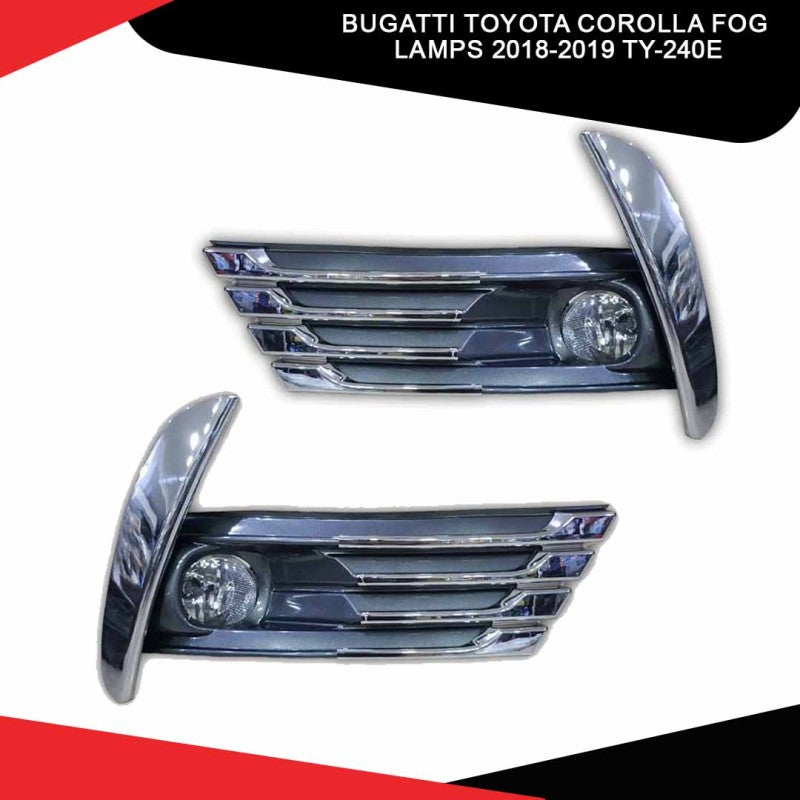 Bugatti/Ponyan Toyota Corolla Fog Lamps 2018-2019 Ty-240e