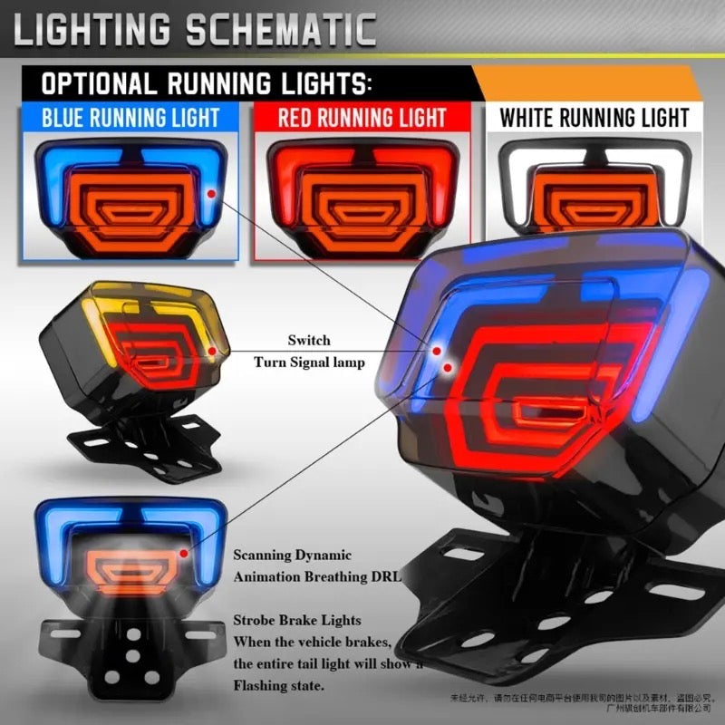 CD 70 And CG 125 LED Fancy Tail Light