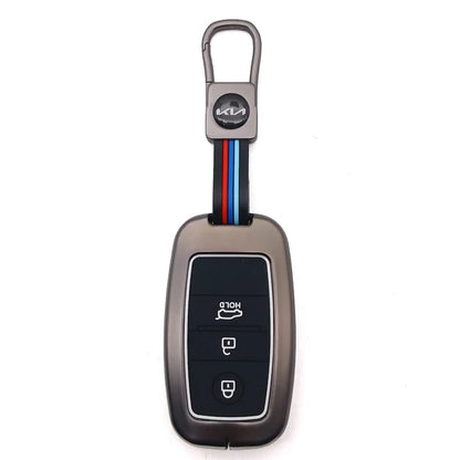 KIA Sportage Metal Key Shell Case Cover 3 Buttons 2019-2024