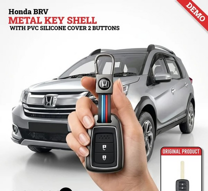 Honda BRV Metal Key Shell With  2 Buttons 2017-2025