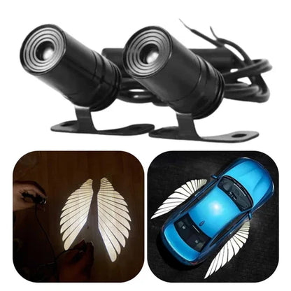 Angel wings welcome light For Car / Bike -2 Pcs
