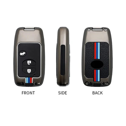 Toyota Prado Metal Key Shell Case Cover With 3 Buttons 2009-2022