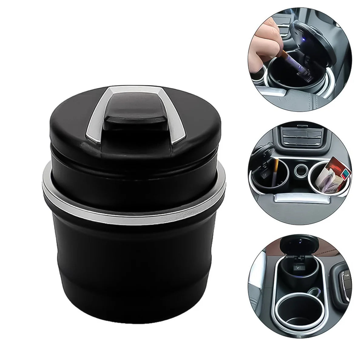 Car Ashtray with LED Light