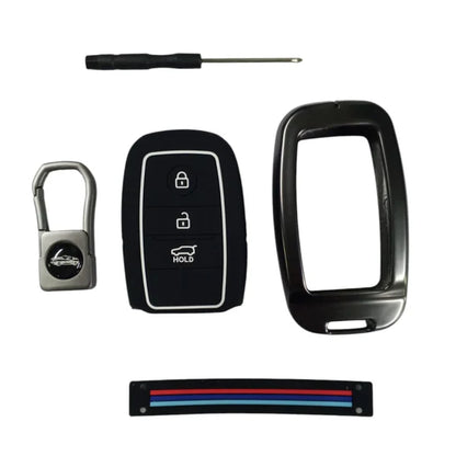 KIA Sportage Metal Key Shell Case Cover 3 Buttons 2019-2024